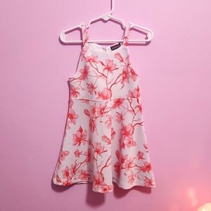 Vince Camuto Coral Floral 3T Toddler Dress